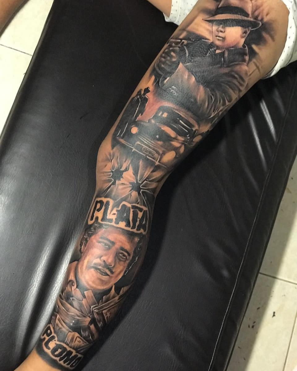 Full Leg Tattoo